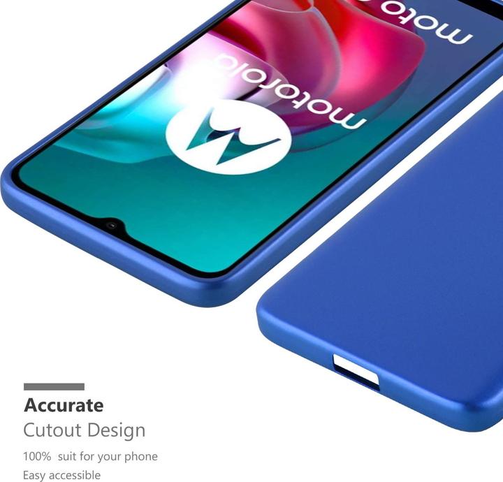 Actual product image Cadorabo TPU Matt Metallic Sleeve (Motorola Moto G10, Motorola Moto G30)