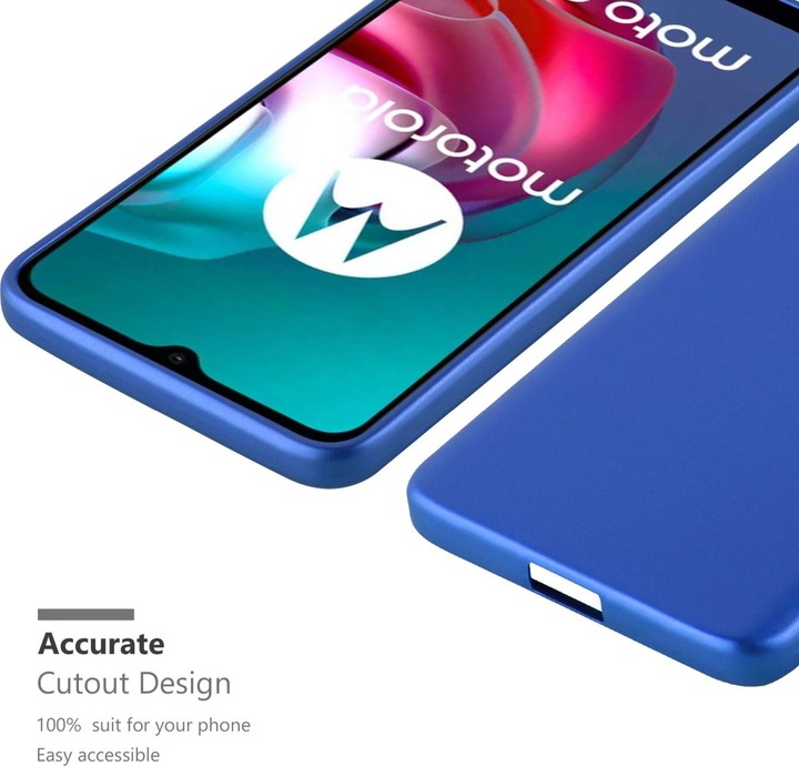 Produktbild Cadorabo TPU Matt Metallic Hülle (Motorola Moto G10, Motorola Moto G30)