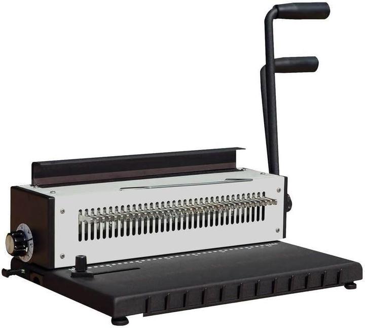 Actual product image pavo kam gids voor ringen metaal 34 gaten punch rond 4 mm grijs