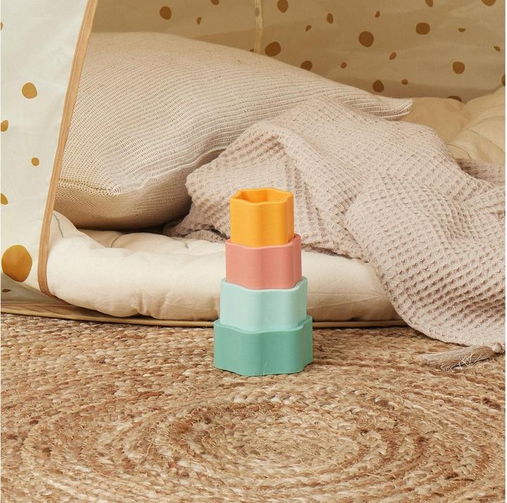 Image du produit Bieco Tour d'empilage Fleur TropVibes4pcs