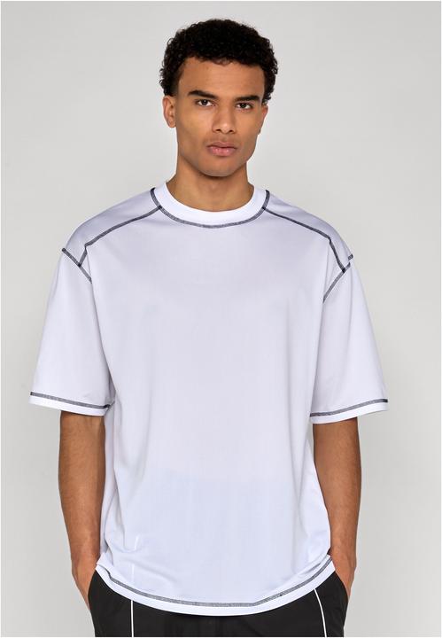 Produktbild Urban Classics Oversized Closehole Mesh Tee white L (L)