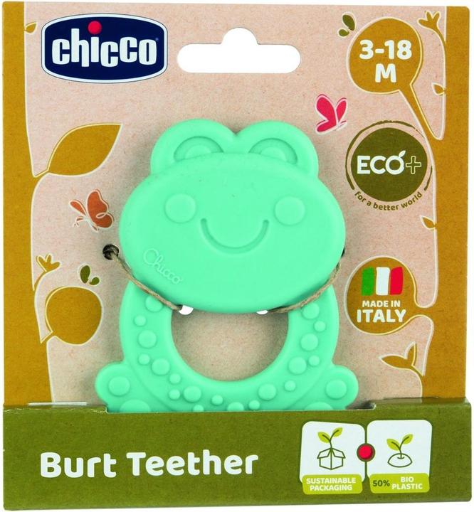 Actual product image Chicco Teething ring frog Burt Eco+ assorted