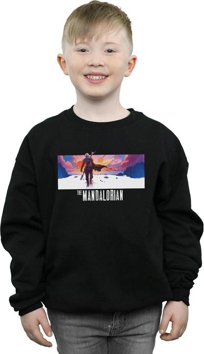 Produktbild Star Wars The Mandalorian Landscape Sweatshirt Jungen (140, 146)