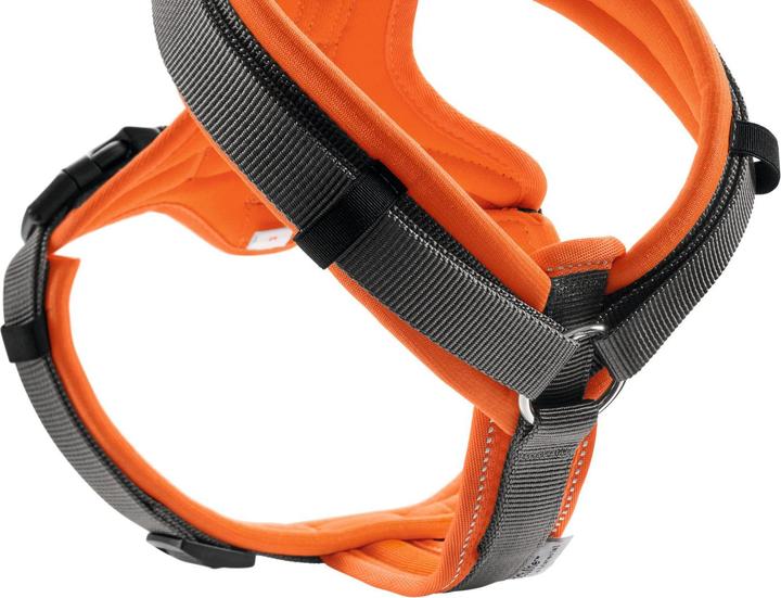 Produktbild Hunter Geschirr Maldon, M, Orange/Grau, Hundegrösse: M, Detailfarbe (M, Hund, Allgemein)