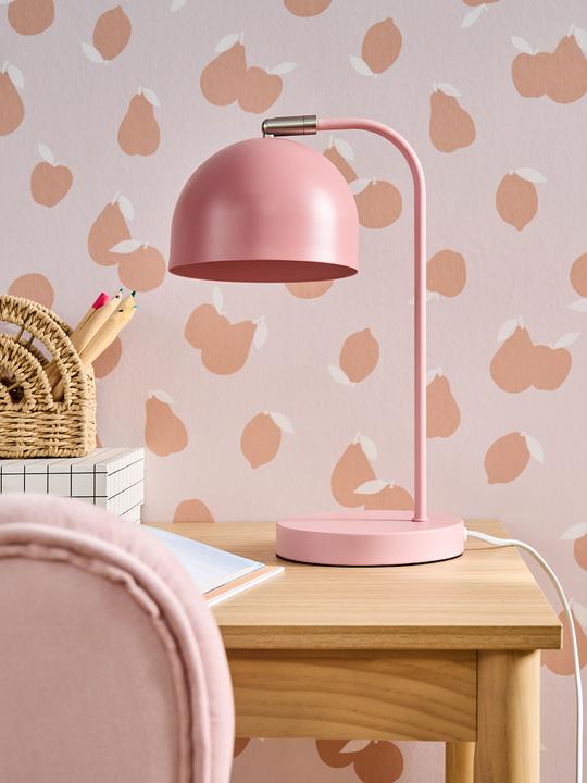 Produktbild Vertbaudet Zweifarbige Kinderzimmer Tischlampe mit Schirm drehbar 360° (E14)