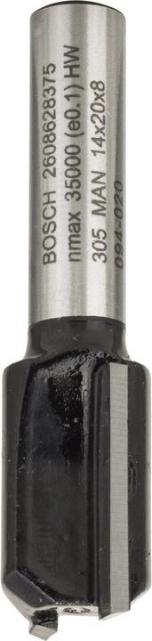 Produktbild Bosch Professional Zubehör Nutfräser, 8 mm, D1 14 mm, L 20 mm, G 51 mm