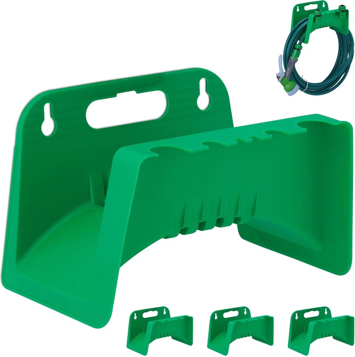 Produktbild Relaxdays 4x Schlauchhalter (10 m)