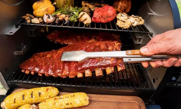 Actual product image Traeger BBQ grill tongs