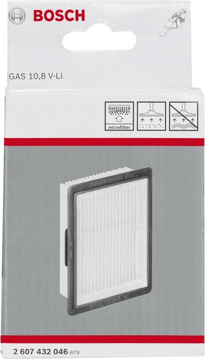 Actual product image Bosch Professional Zubehör Pleated filter for GAS 10.8 V-LI / GAS 12V