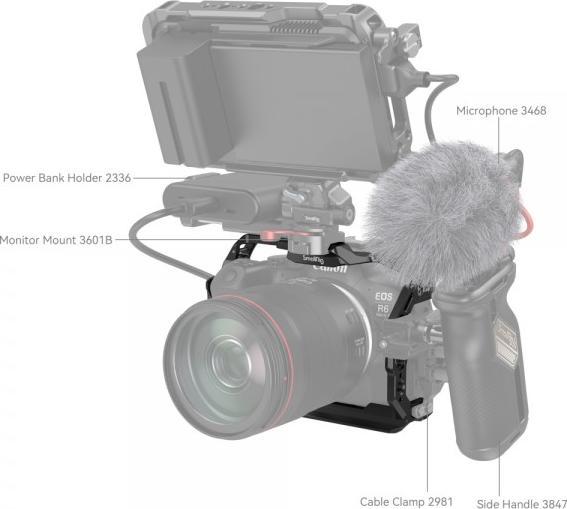 Actual product image SmallRig Cage for Canon EOS R6 Mark II 4159 (Cage)