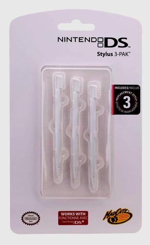 MadCatz DSi/DS Lite Sylus 3 Pack - White