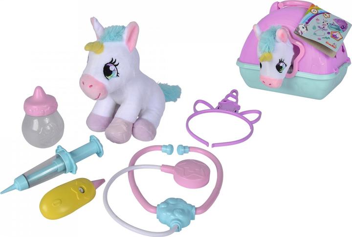 Simba Doctor case with plush unicorn