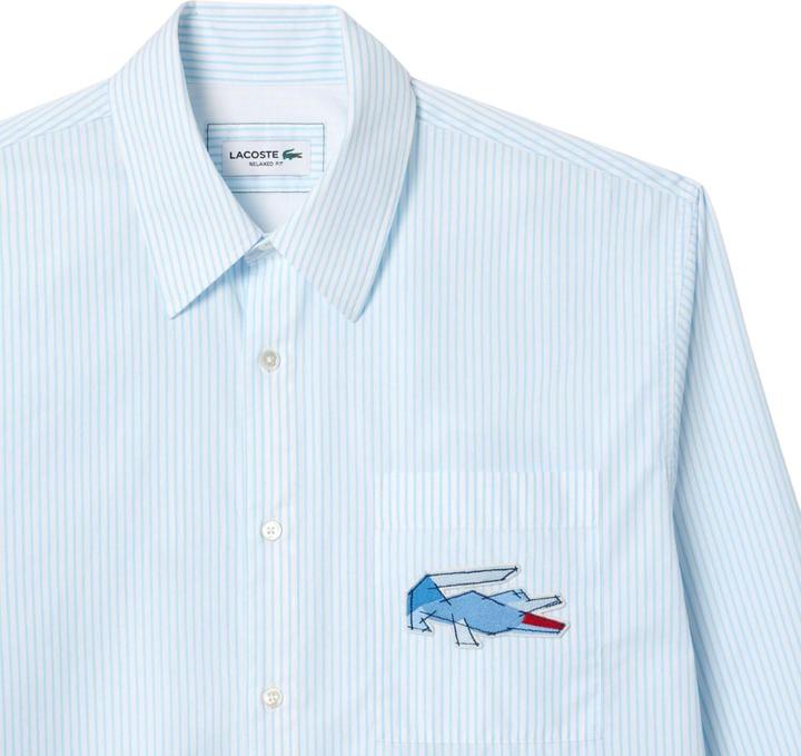 Immagine prodotto Lacoste Camicia Vestibilità Rilassata Coccodrillo Distintivo Uomo (40)