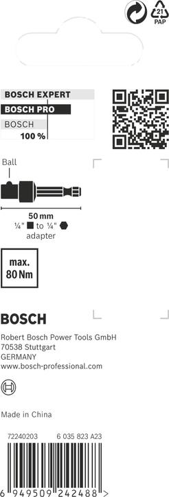 Nährwerte und Zutaten Bosch Professional Zubehör Pro Socket Adapter