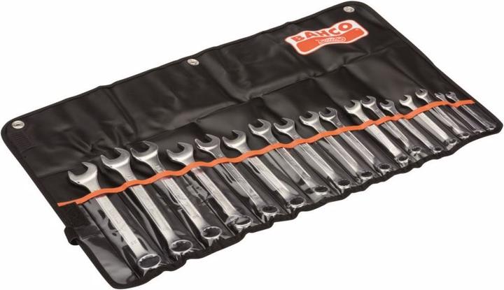 Actual product image Bahco Combination wrench set 17 pcs In plastic bag (18 mm, 8 mm, 22 mm, 10 mm, 7 mm, 17 mm, 12 mm, 21 mm, 6 mm, 20 mm, 16 mm, 15 mm, 19 mm, 13 mm, 14 mm, 9 mm, 11 mm)