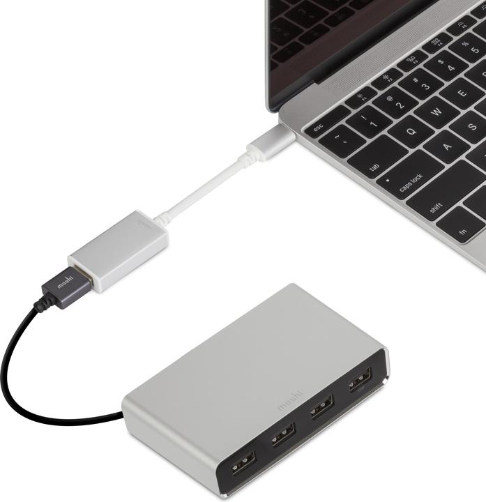 Actual product image Moshi USB-C - USB A (0.13 m, USB 3.2 Gen 2)