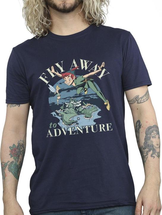 Immagine prodotto Disney Peter Pan Fly Away To Adventure Maglietta Uomo (M)
