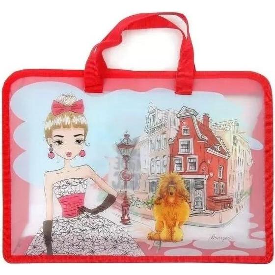 Fresh, Busta portadocumenti, Aktentasche im A4+-Format mit Reissverschluss und FRESH-Griff (A4+)