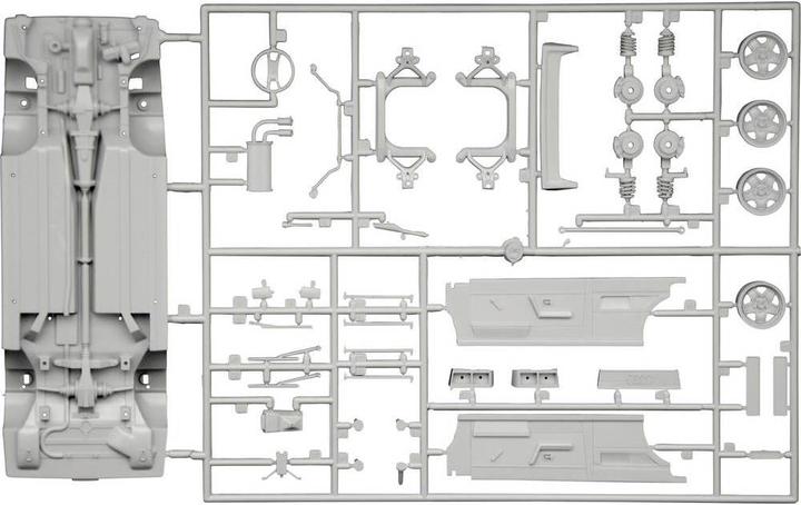Actual product image Italeri 1:24 Audi Quattro Rally