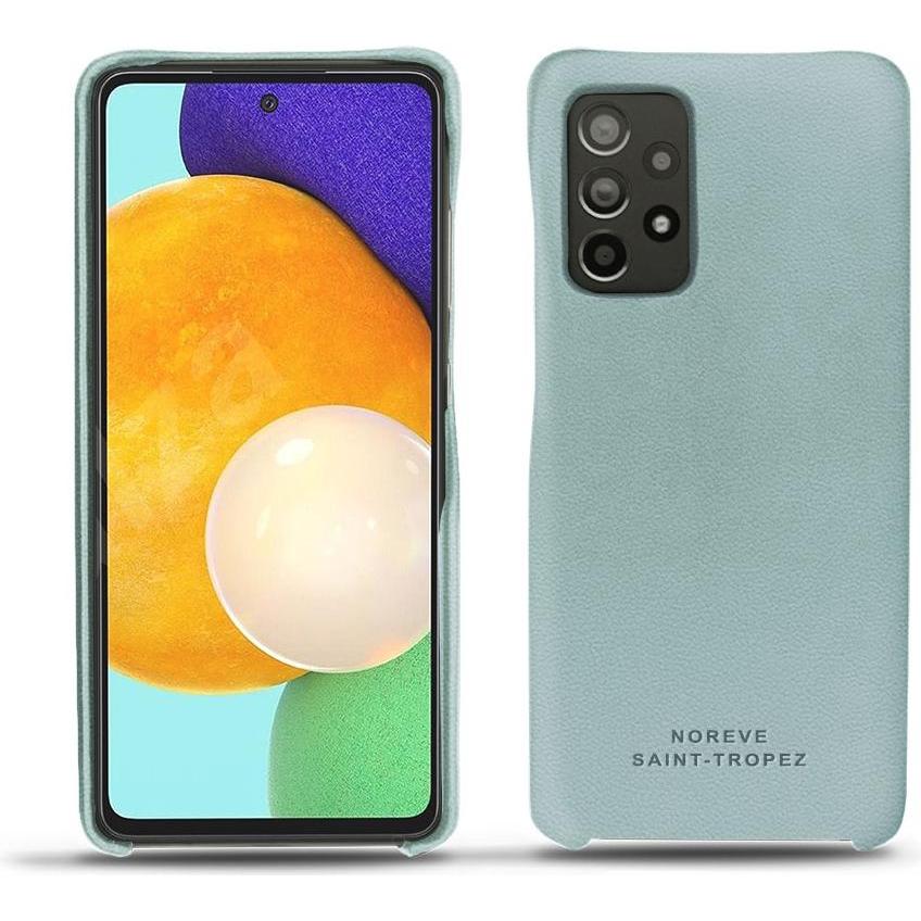 Noreve Lederschutzhülle (Samsung Galaxy A52), Smartphone Hülle, Blau