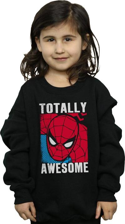 Produktbild SpiderMan Totally Awesome Sweatshirt Mädchen (116)