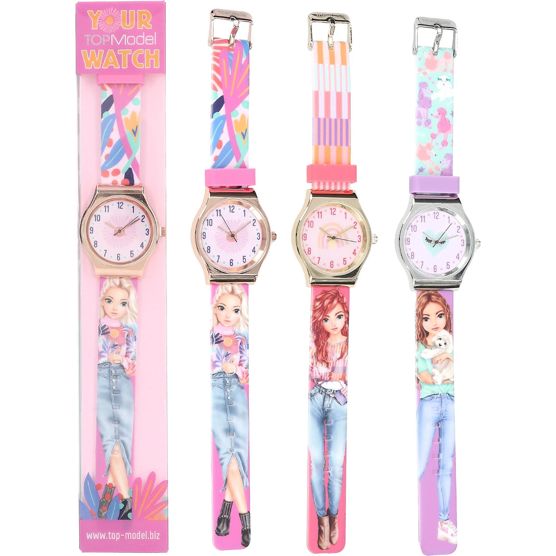 Top Model, Orologio da polso, Topmodel - Silicone Wristwatch (0413920), Oro, Multicolore, Argento