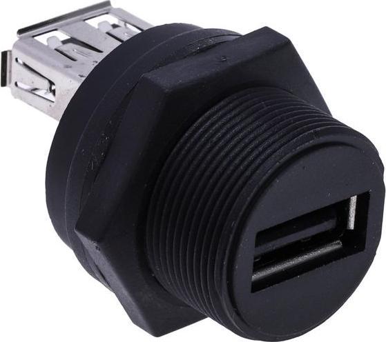Produktbild RS PRO USB-A Plastic C3 Panel Screw Coupler