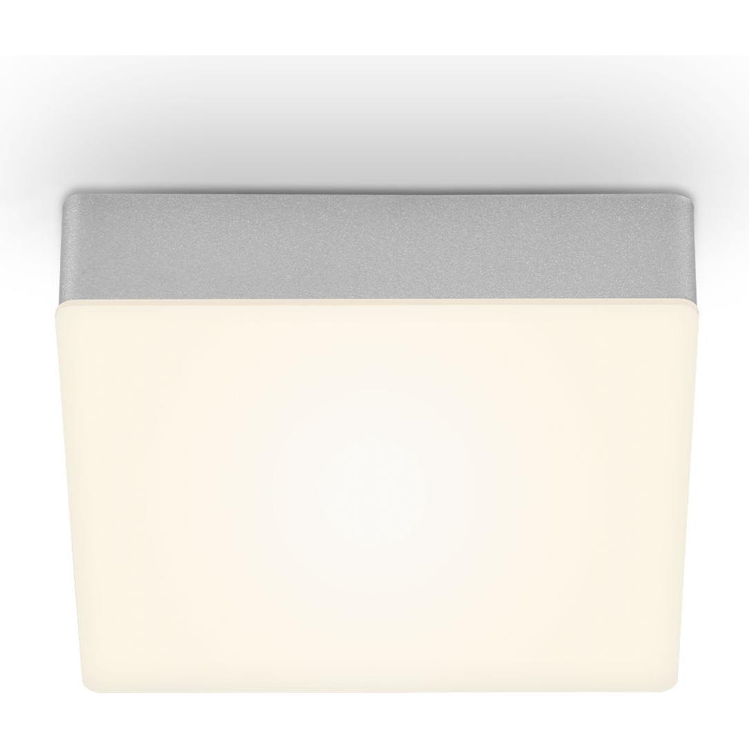 Thumbnail - Briloner, Wandleuchte + Deckenleuchte, Rahmenlose LED Aufbauleuchte, silberfarbig, 1xLED-Platine/11W (1000 lm)