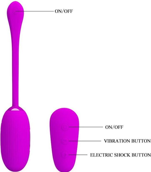 Actual product image Pretty Love Vibro Egg Shock Fun