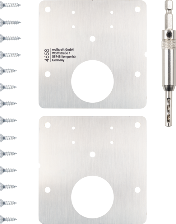 Actual product image wolfcraft Reparaturset für Topfscharniere