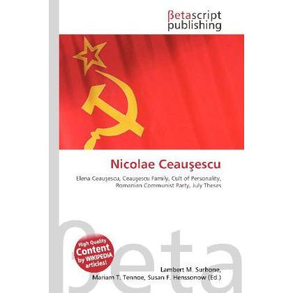 Nicolae Ceau escu, Fachbücher