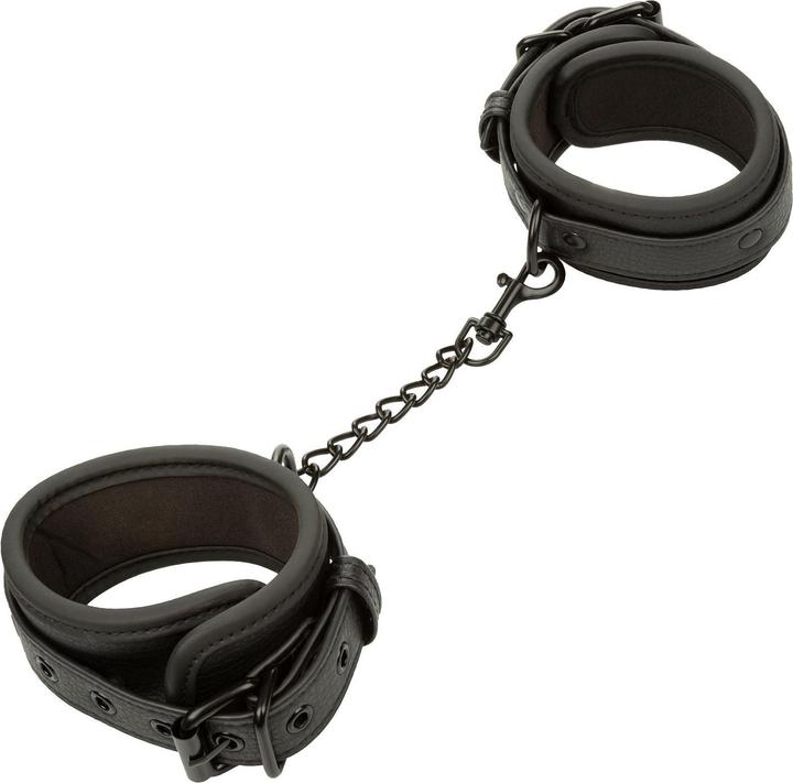 Productafbeelding CalExotics Nocturnal Enkelboeien Leer Verstelbaar Zwart