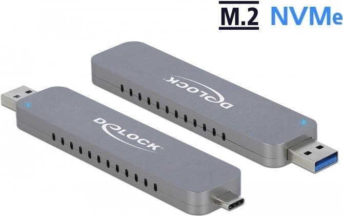 Immagine prodotto Delock Involucro esterno USB-A/C - NVME M.2 SSD (M.2 2280, M.2 2260, M.2 2242)