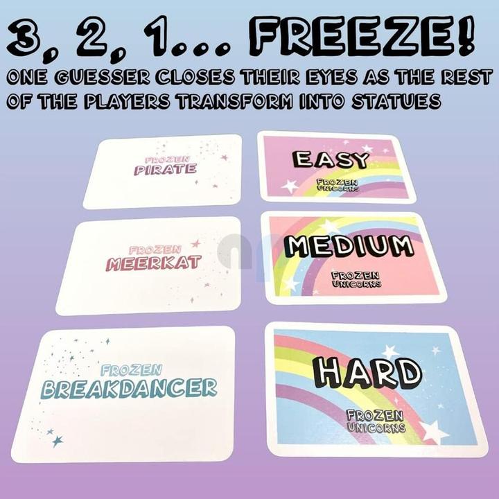 Produktbild Gamely FROZEN UNICORN - The hilarious game of silly statues (Englisch)