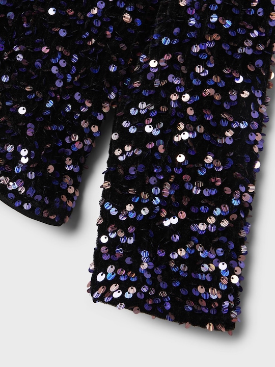 Actual product image Name it Sequin top with long sleeves (116)