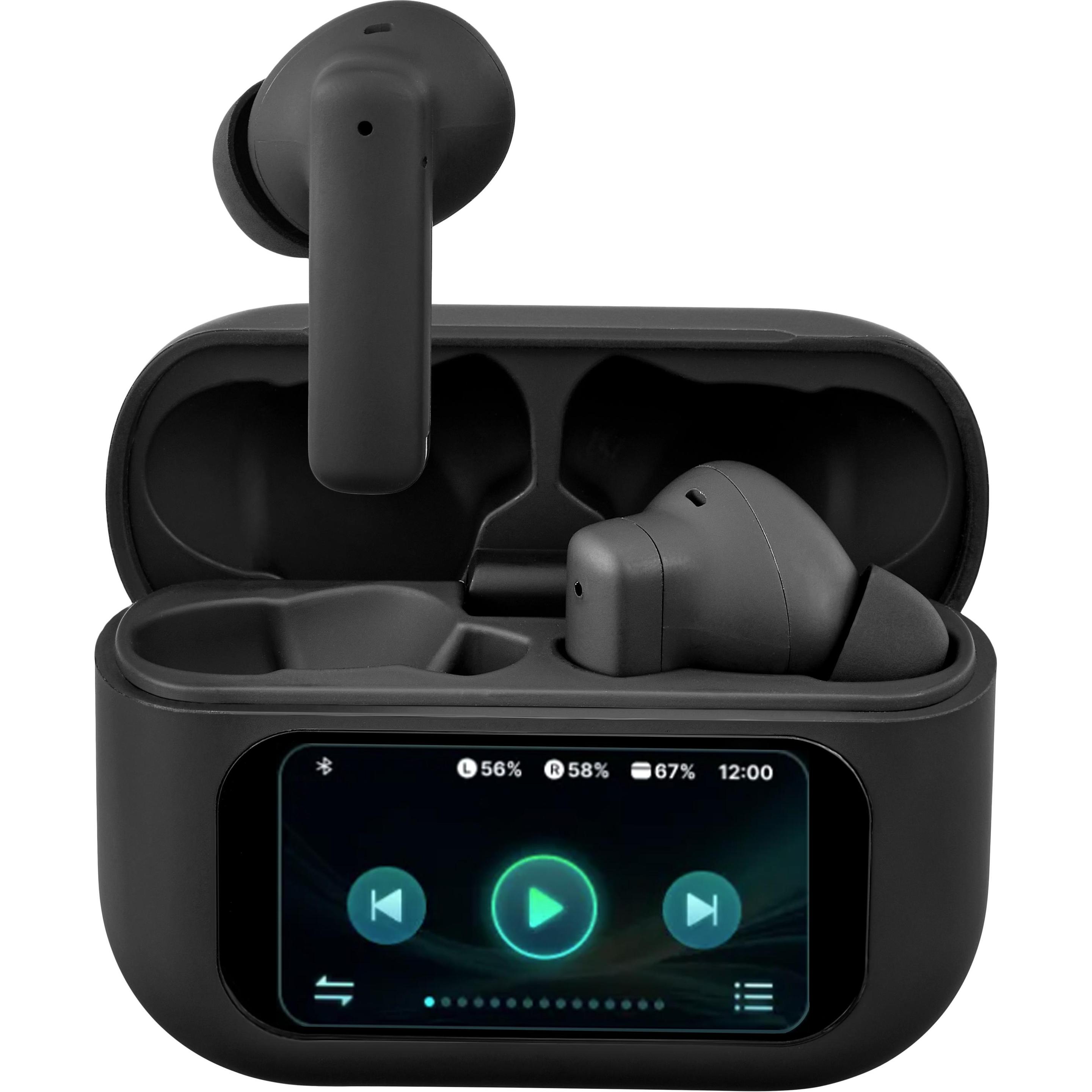 Streetz T600 - true wireless earphones with mic (ANC, 5 h, Kabellos) (T600-BLK)