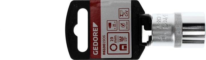 Actual product image Gedore Red red R61001906 Socket 1/2" hexagon 19 mm length 38 mm (19 mm)