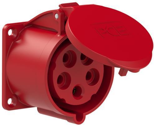 Image du produit PCE 44.040 WCD Unterputz CEE 32A - 400V - 5P - P44 - 6h - rot