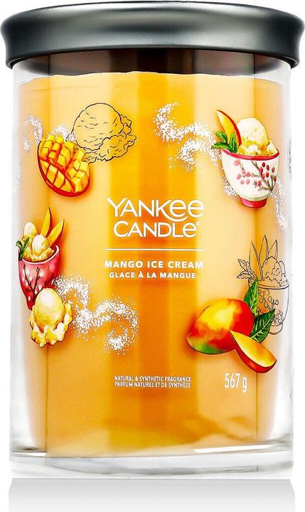 Actual product image Yankee Candle Mango Ice Cream Signature Large Tumbler Scented Candle