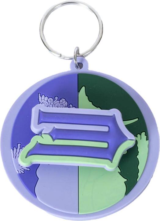 Actual product image Wicked PVC Spinner Keyring