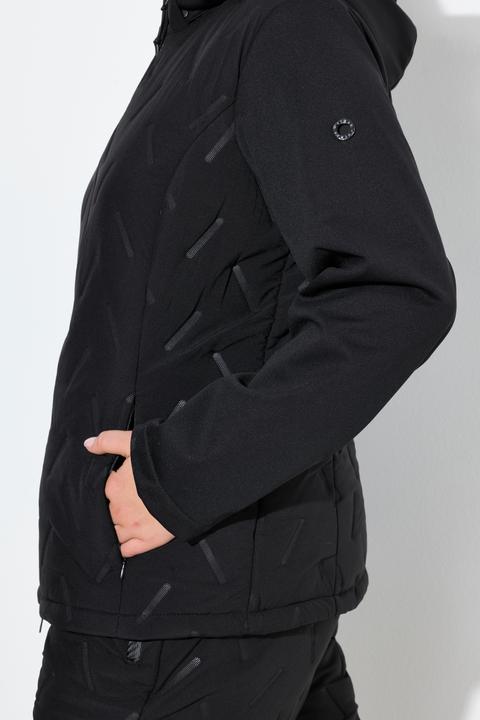 Produktbild Ulla Popken HYPRAR Softshell-Steppjacke, wasserabweisend, Kapuze (46, 48)