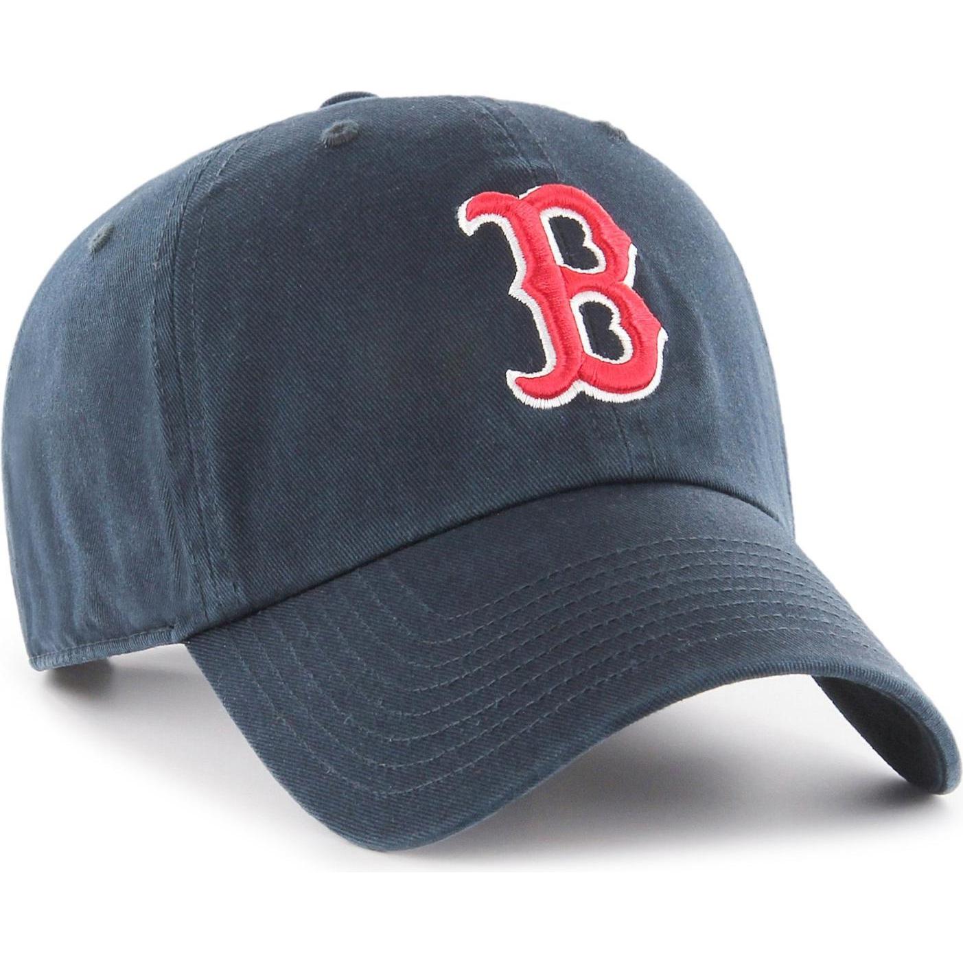 47 Brand, Herren, Cap, Relaxed Fit Cap - MLB Boston Red Sox Navy, Blau, (One Size)
