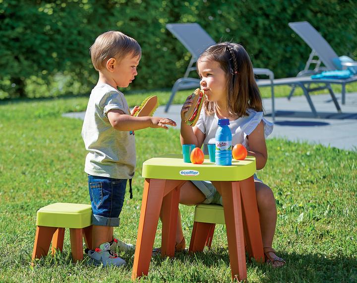 Actual product image Ecoiffier Picnic table play set, 10 pieces.