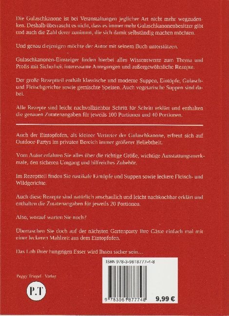 Produktbild Gulaschkanone und Eintopfofen (Deutsch, Tom Nagel, 2020)