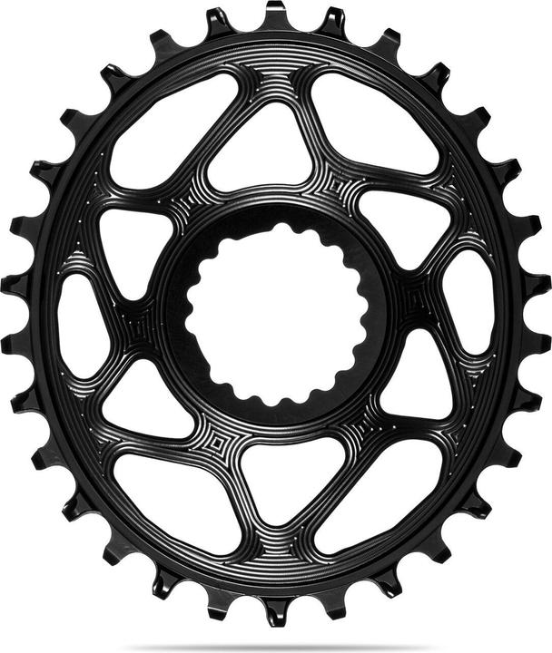 Immagine prodotto AbsoluteBLACK aBLACK MTB OVALE Cannondale Hollowgram montaggio diretto ingranaggio N/W NERO NERO (30)