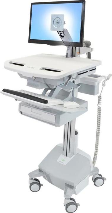 Produktbild Ergotron cart with LCD-Arm, StyleView, LiFe powered 1 drawer, 24 inch, adjustable