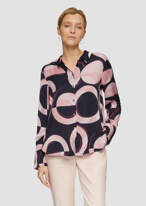 Immagine prodotto S.Oliver Bluse Satinierte Longbluse mit Falten-Details (36)