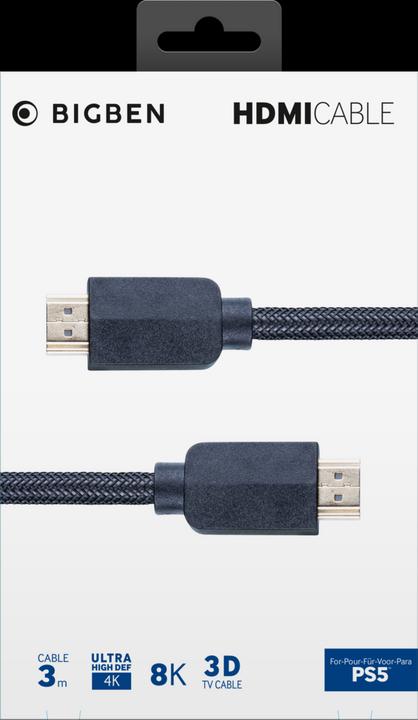 Productafbeelding Bigben HDMI kabel 2.1 (3 m, HDMI)