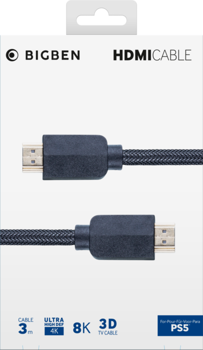 Immagine prodotto Bigben Cavo HDMI 2.1 (3 m, HDMI)