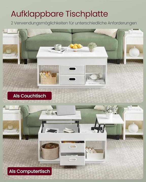 Image du produit Vasagle Table basse multifonctionnelle